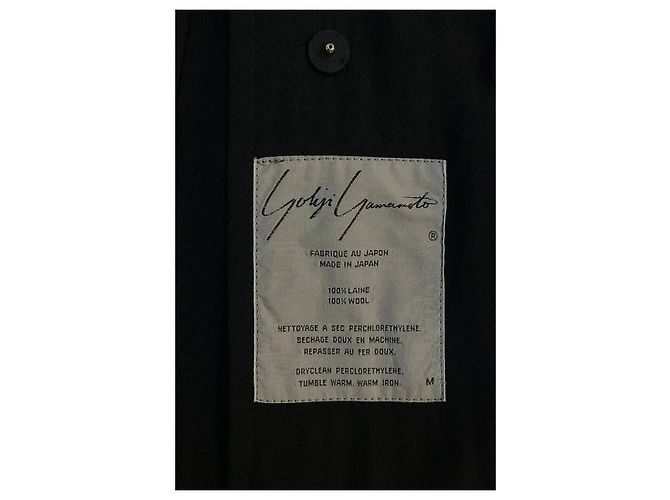 Yohji Yamamoto Wollkleid Schwarz - Ansicht 5