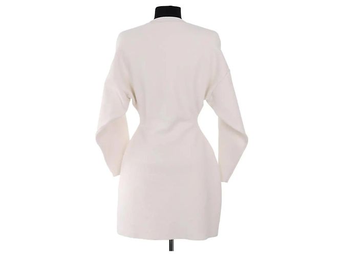 Autre Marque Vestido de viscosa beige WARDROBE.NYC - vista 4