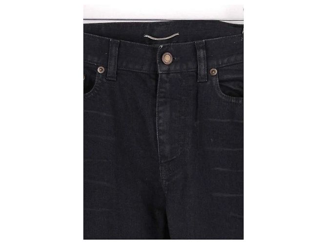 Autre Marque Vaqueros rectos negros Saint Laurent - vista 2