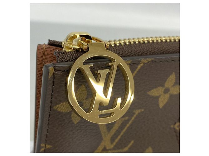 Louis Vuitton Monogram Portecartoromie Wallet/Coin Case Castaño - vista 5