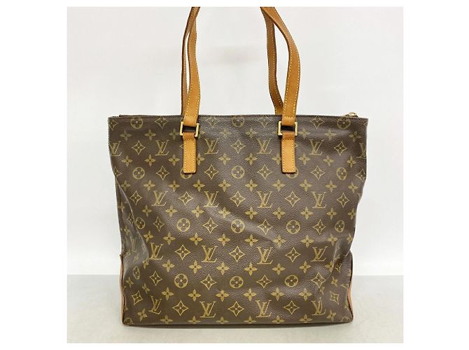 Bolso Cabas Mezzo Monogram Louis Vuitton Castaño - vista 14