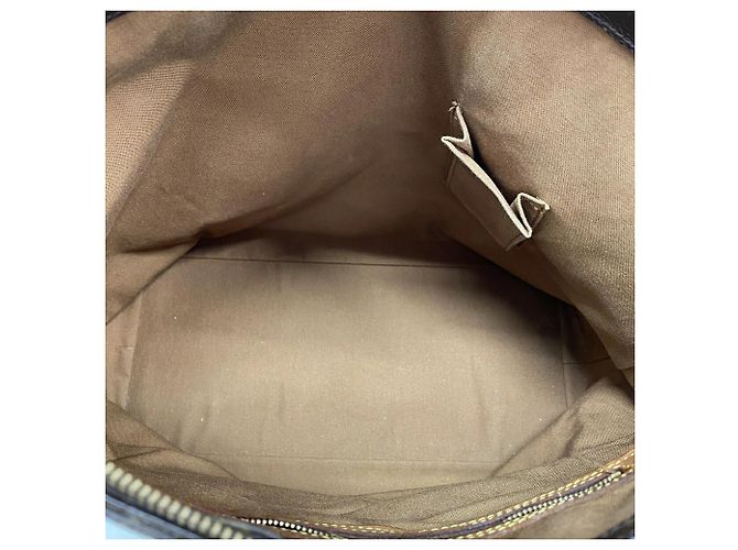 Bolso Cabas Mezzo Monogram Louis Vuitton Castaño - vista 4