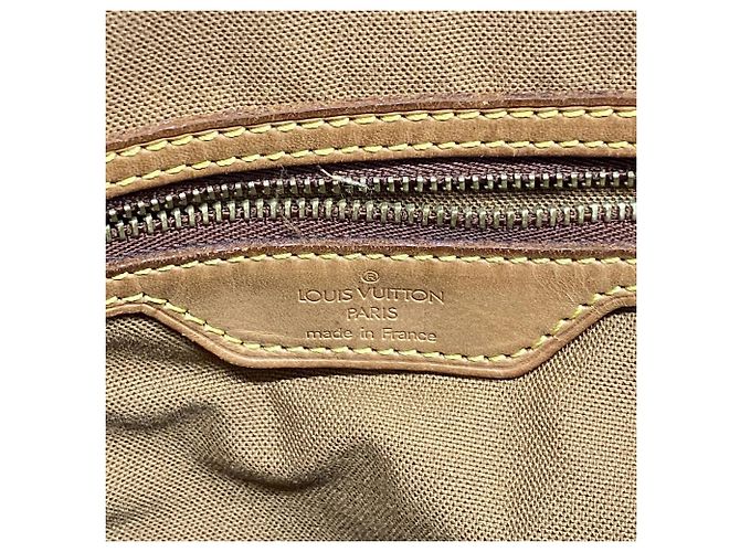 Bolso Cabas Mezzo Monogram Louis Vuitton Castaño - vista 5