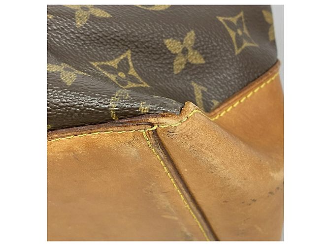 Bolso Cabas Mezzo Monogram Louis Vuitton Castaño - vista 6