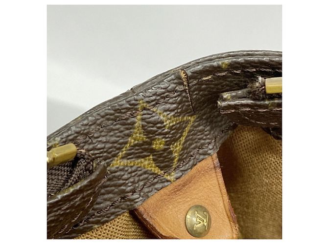 Bolso Cabas Mezzo Monogram Louis Vuitton Castaño - vista 8