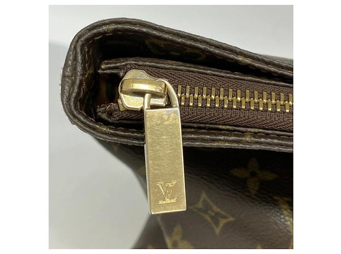 Bolso Cabas Mezzo Monogram Louis Vuitton Castaño - vista 9