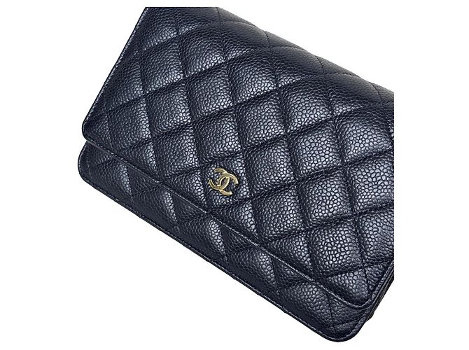 Chanel Wallet on Chain WOC Caviar Negro - vista 10