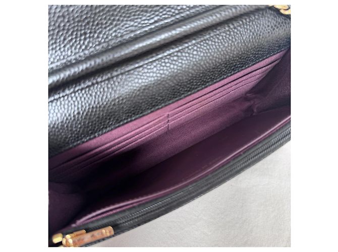 Chanel Wallet on Chain WOC Caviar Negro - vista 12