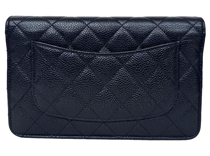 Chanel Wallet on Chain WOC Caviar Negro - vista 3