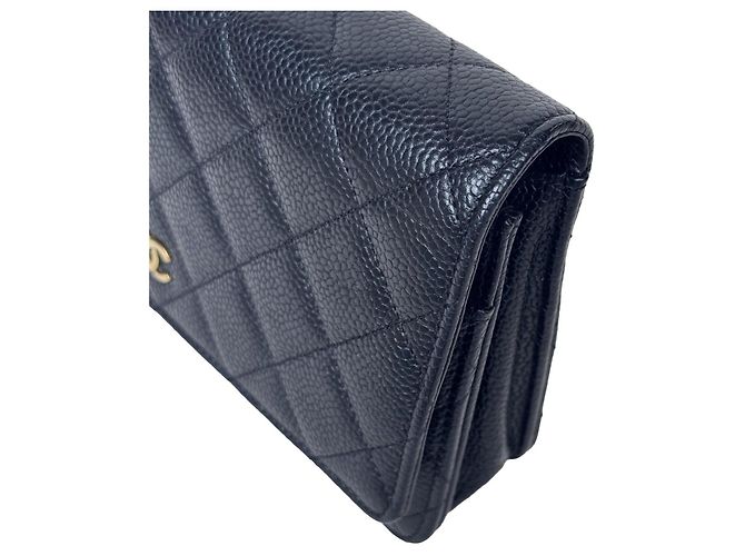 Chanel Wallet on Chain WOC Caviar Negro - vista 5