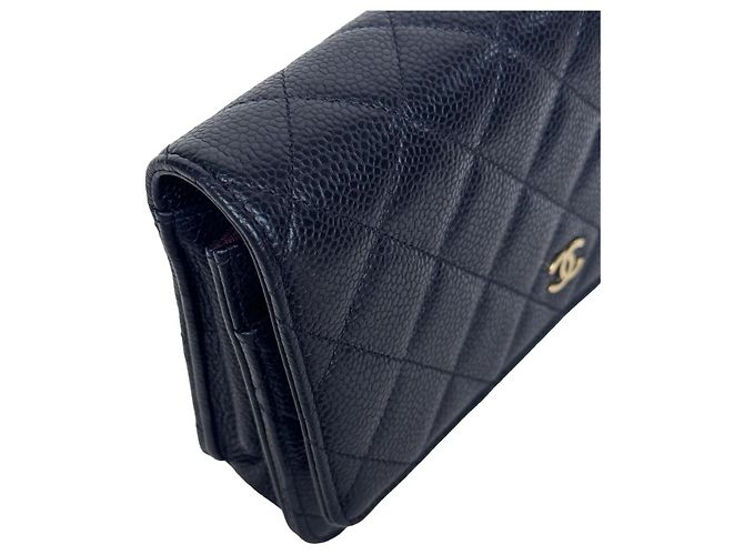 Chanel Wallet on Chain WOC Caviar Negro - vista 6