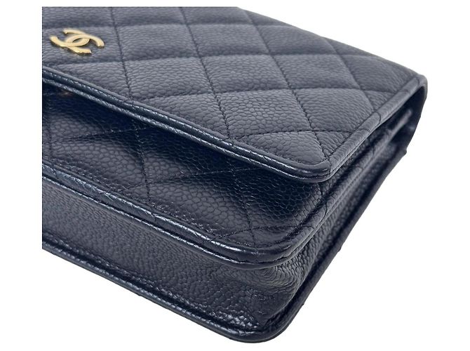 Chanel Wallet on Chain WOC Caviar Negro - vista 8
