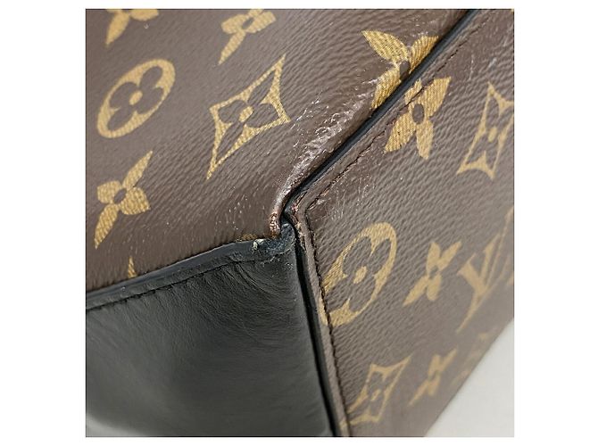 Louis Vuitton Monogram Macassar Weekend Tote PM Marron - vue 8