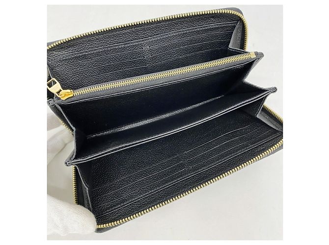 Louis Vuitton Monogram Empreinte Zippy Wallet M61864 Noir - vue 3