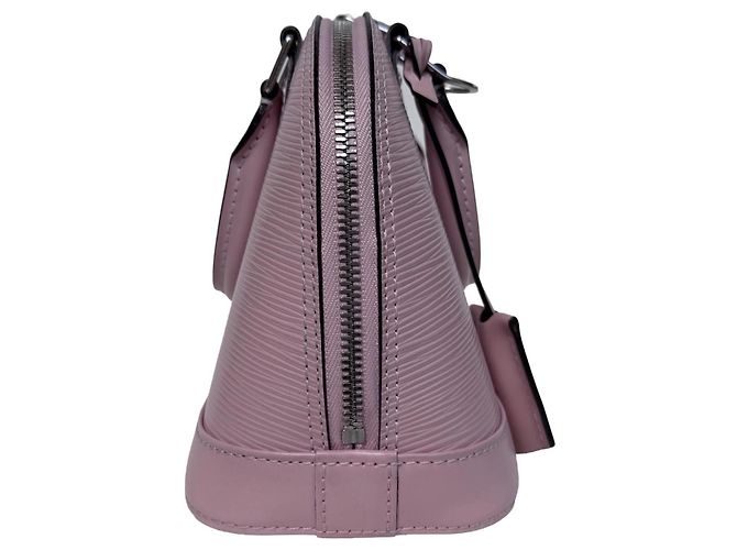 Borsa Louis Vuitton Alma BB Pelle Epi Rose Ballerine - vista 12
