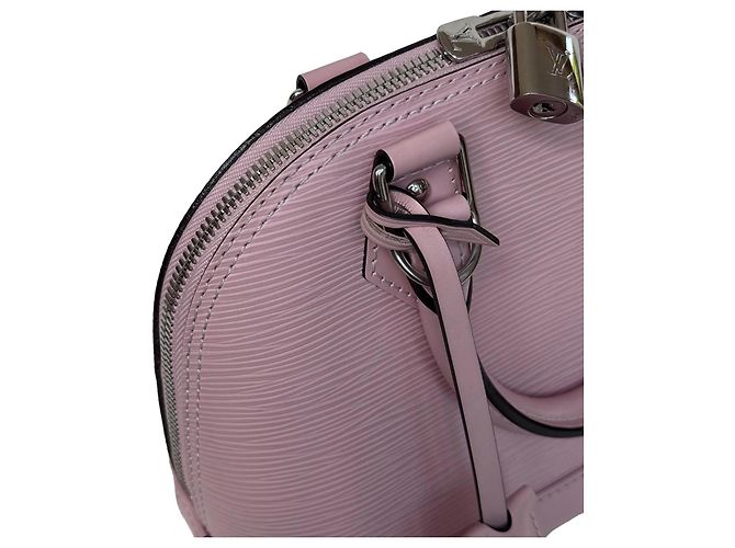 Borsa Louis Vuitton Alma BB Pelle Epi Rose Ballerine - vista 3