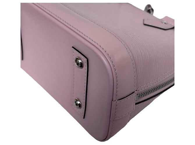 Borsa Louis Vuitton Alma BB Pelle Epi Rose Ballerine - vista 6