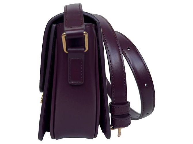 Céline Celine Triomphe Schultertasche Burgund - Ansicht 13