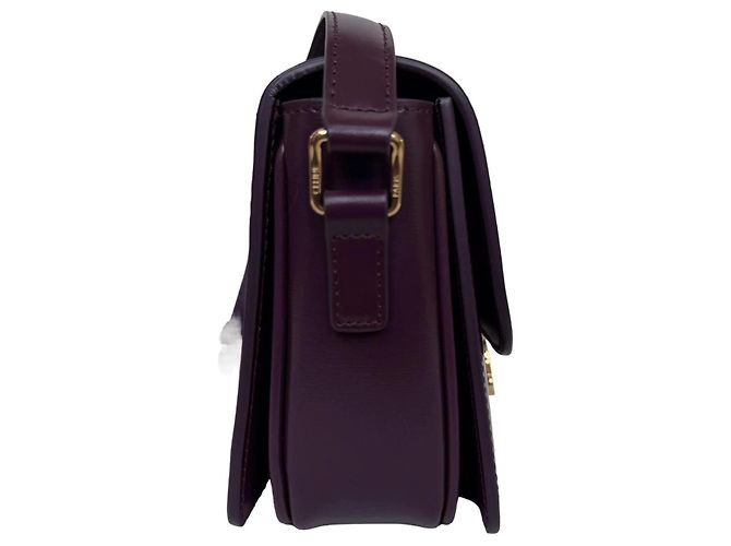 Céline Celine Triomphe Schultertasche Burgund - Ansicht 4