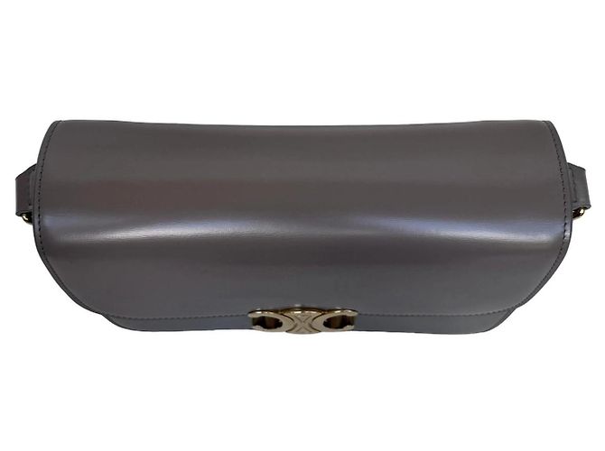 Céline Sac à main Celine Triomphe Medium Pebble - vue 2