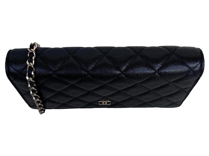 Chanel Wallet on Chain WOC Black Caviar Champagne Gold Hardware - view 2