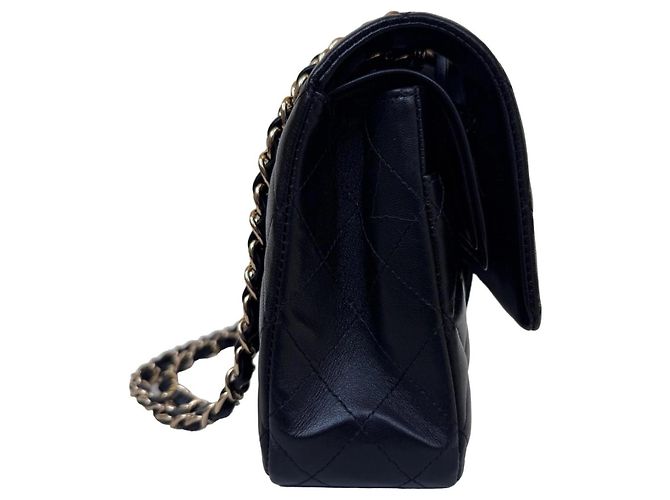 Timeless Bolso Chanel Classic Double Flap Medium Piel de Cordero Negra - vista 2