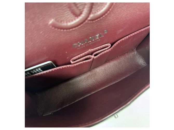 Timeless Chanel Classic Double Flap Small Schwarz Lammleder Silber - Ansicht 14