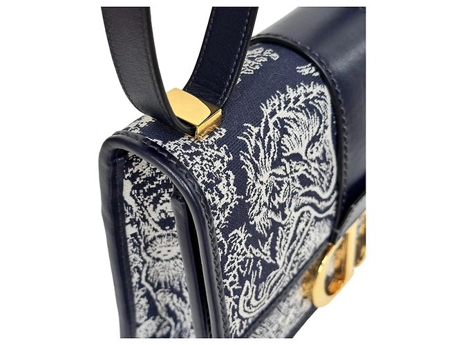 Christian Dior 30 Montaigne Toile de Jour Jacquard Reversível - Azul - vista 5