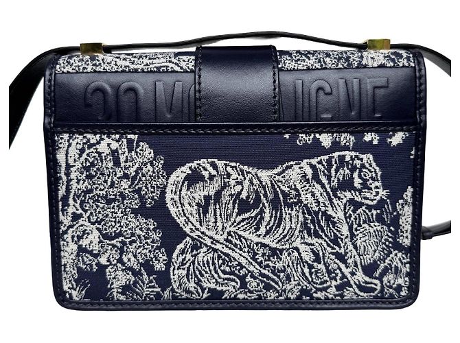 Christian Dior 30 Montaigne Toile de Jour Jacquard Reversível - Azul - vista 7