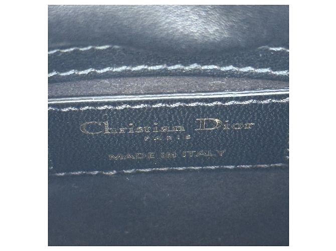 Borsa Dior Lady Dior Micro in Pelle d'Agnello Nera - vista 3