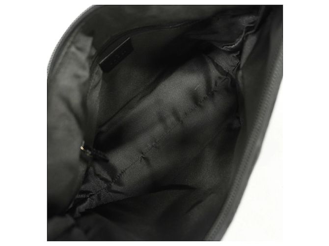 Borsa a tracolla Gucci in tela GG nera - vista 4