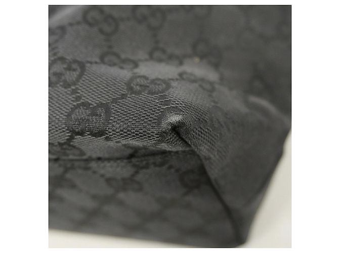 Borsa a tracolla Gucci in tela GG nera - vista 6