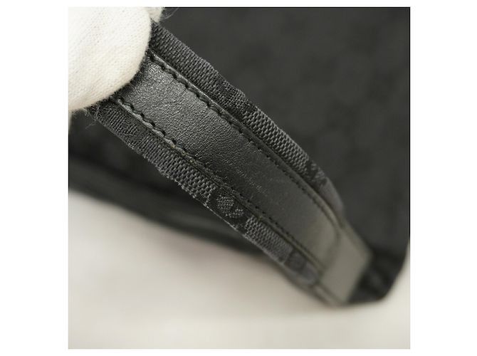 Borsa a tracolla Gucci in tela GG nera - vista 8