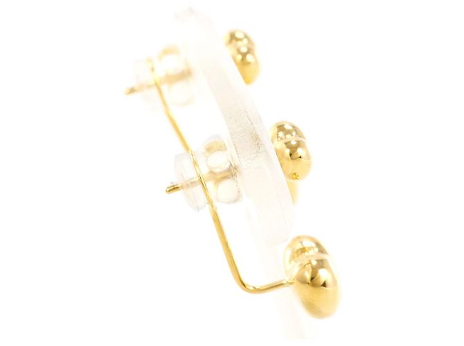 Autre Marque Pendientes de botón en oro amarillo de 18K Dorado - vista 2