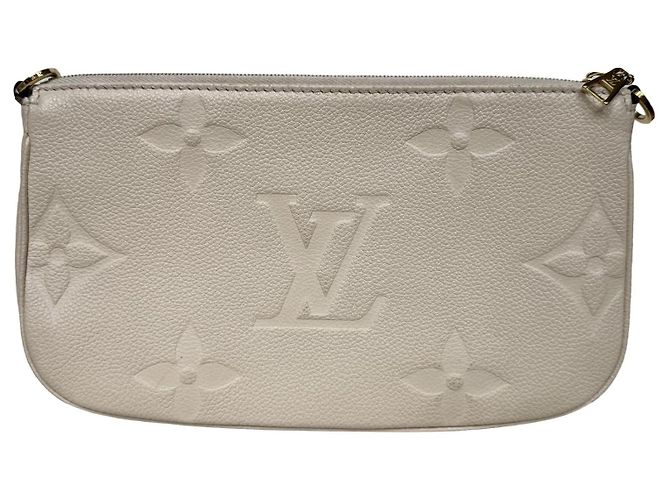 Louis Vuitton Multi Pochette Accessoires Monogramme Empreinte Crème - vue 5