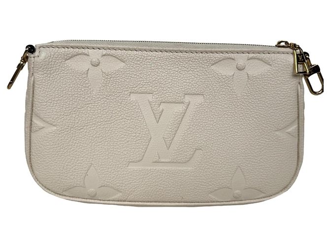 Louis Vuitton Multi Pochette Accessoires Monogramme Empreinte Crème - vue 6