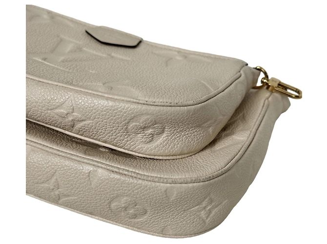 Louis Vuitton Multi Pochette Accessoires Monogramme Empreinte Crème - vue 8
