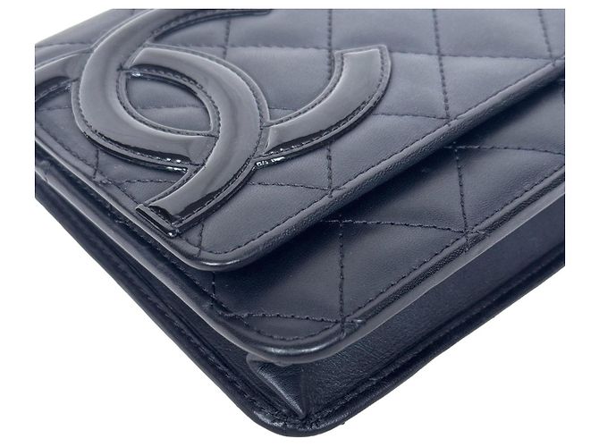 Chanel Cambon WOC Schwarz Lammleder - Ansicht 3