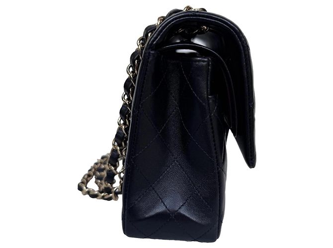 Timeless Bolso Chanel Classic Double Flap Medium Piel de Cordero Negra - vista 5