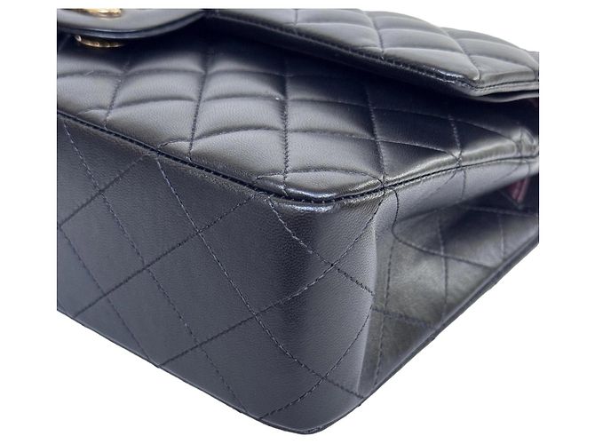 Timeless Bolso Chanel Classic Double Flap Medium Piel de Cordero Negra - vista 7