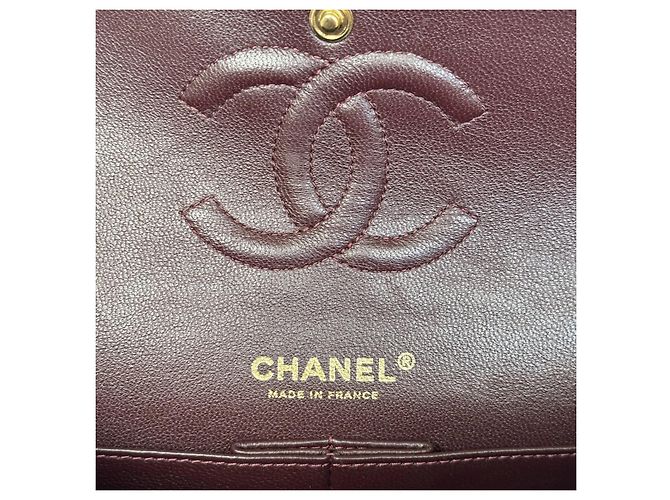 Timeless Chanel Classic Double Flap Medium Schwarz Kaviarleder - Ansicht 13