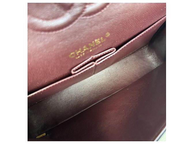 Timeless Chanel Classic Double Flap Medium Schwarz Kaviarleder - Ansicht 14