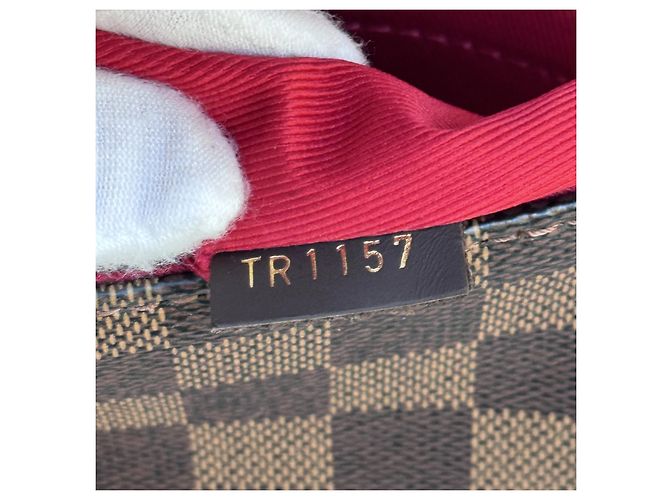 Bolso Louis Vuitton Croisette Damier Ebene - vista 10