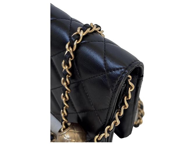 Chanel Wallet on Chain WOC Nappa Nera - vista 13