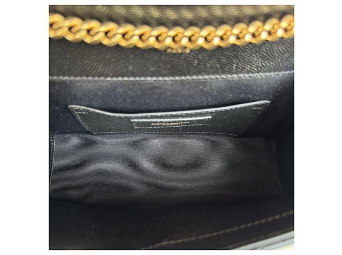 Autre Marque Saint Laurent Envelope Flap Bag Small Schwarz - Ansicht 10