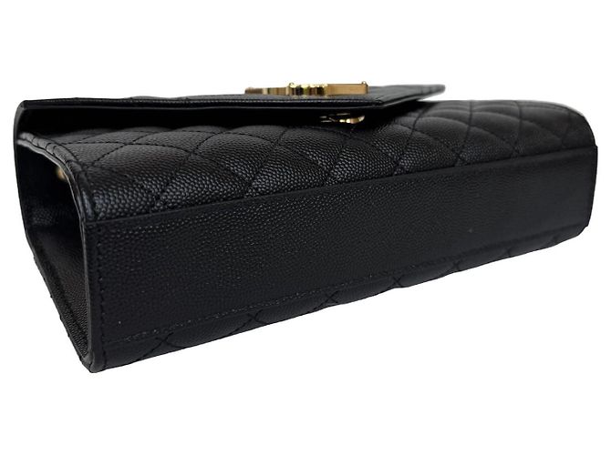 Autre Marque Saint Laurent Envelope Flap Bag Small Schwarz - Ansicht 6
