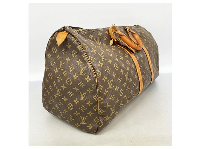 Borsa Louis Vuitton Boston Monogram Keepall 55 - vista 2