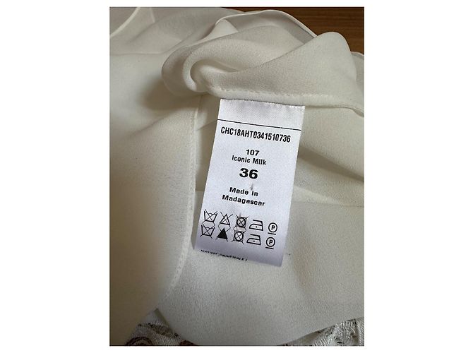 Chloé Chloe Set aus Spitzenbluse und Seiden-Camisole Aus weiß - Ansicht 10