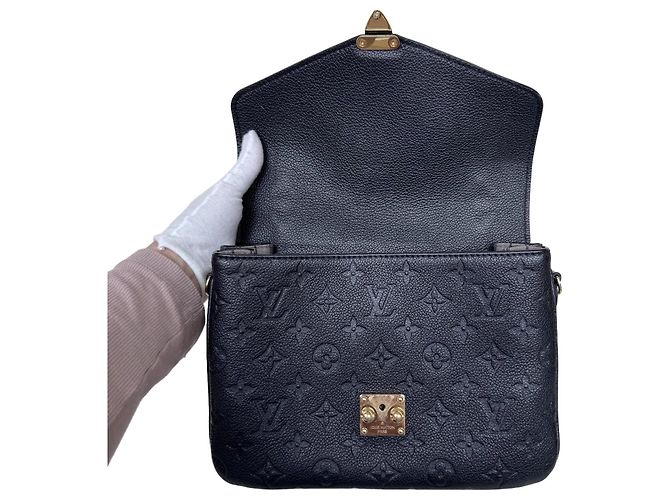 Louis Vuitton Pochette Métis Empreinte Noir Lederhandtasche - Ansicht 11