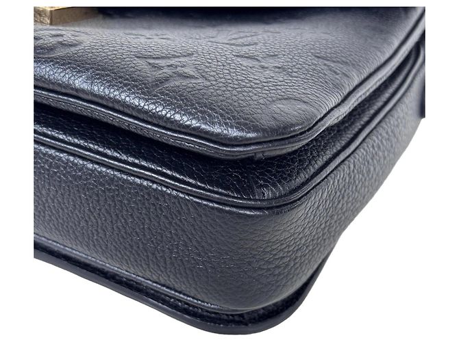 Louis Vuitton Pochette Métis Empreinte Noir Lederhandtasche - Ansicht 9